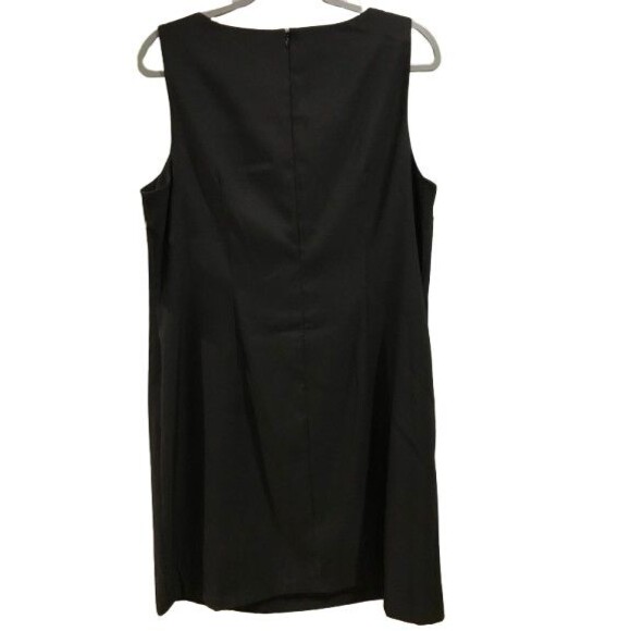 Women's 18 Dress Sleeveless Black Alyx Lined Sheath Zip NEW - Picture 2 of 2